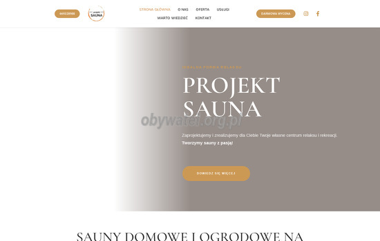 Projekt Sauna Szymon Giemza