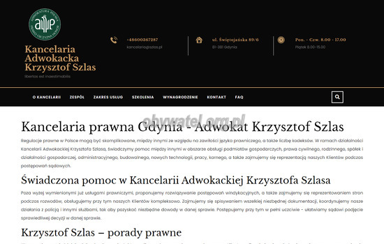 Kancelaria Adwokacka Krzysztof Szlas
